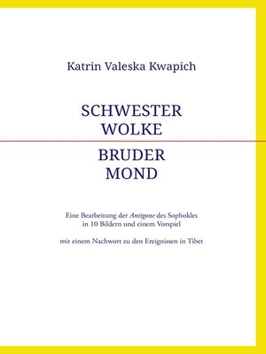 cover image of Schwester Wolke--Bruder Mond